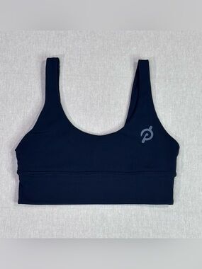 Lululemon Reversible Black Peloton Longline Sports Bra Crop Top Size 8